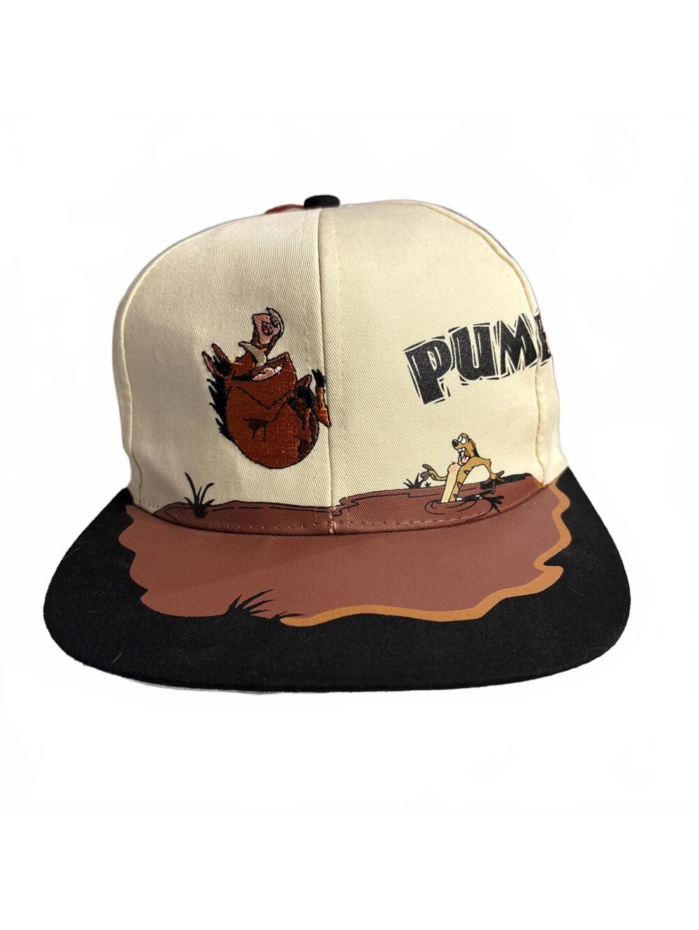 Vintage 90s Disney The Lion King Pumba & Timon Snap Back Hat New With Tags Rare